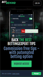 Mobile Screenshot of betbehind.com